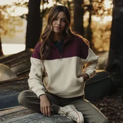 Normal Fleece Retro Quarterzip - Women's