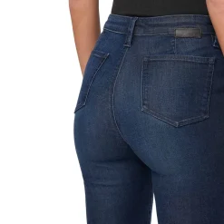 No Sweat Denim High Rise Slim Straight Pant - Women's