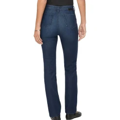 No Sweat Denim High Rise Slim Straight Pant - Women's