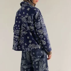 Opal Swing Printed Denim Jacket - Women's