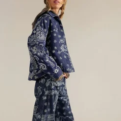 Opal Swing Printed Denim Jacket - Women's