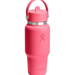 24oz Wide Flex Straw Travel Bottle