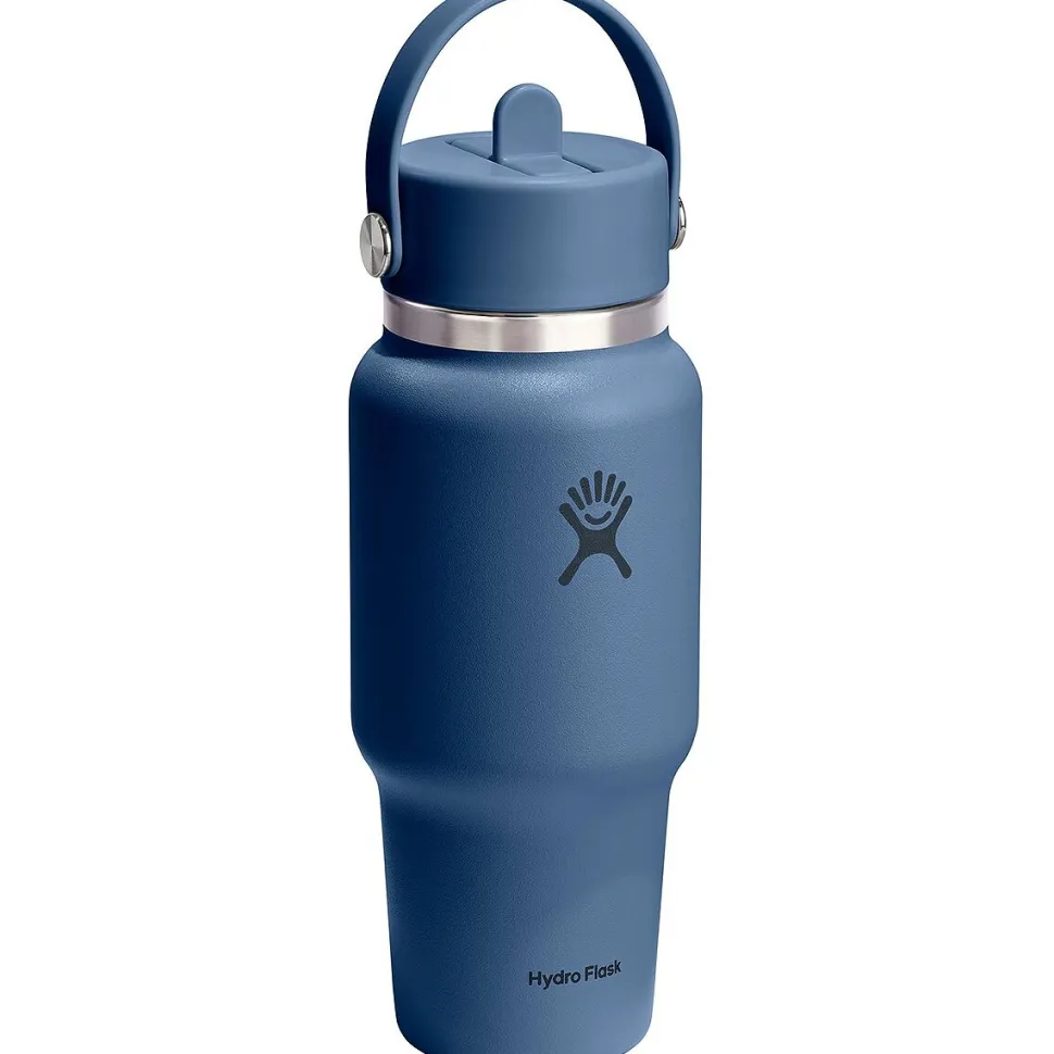 24oz Wide Flex Straw Travel Bottle