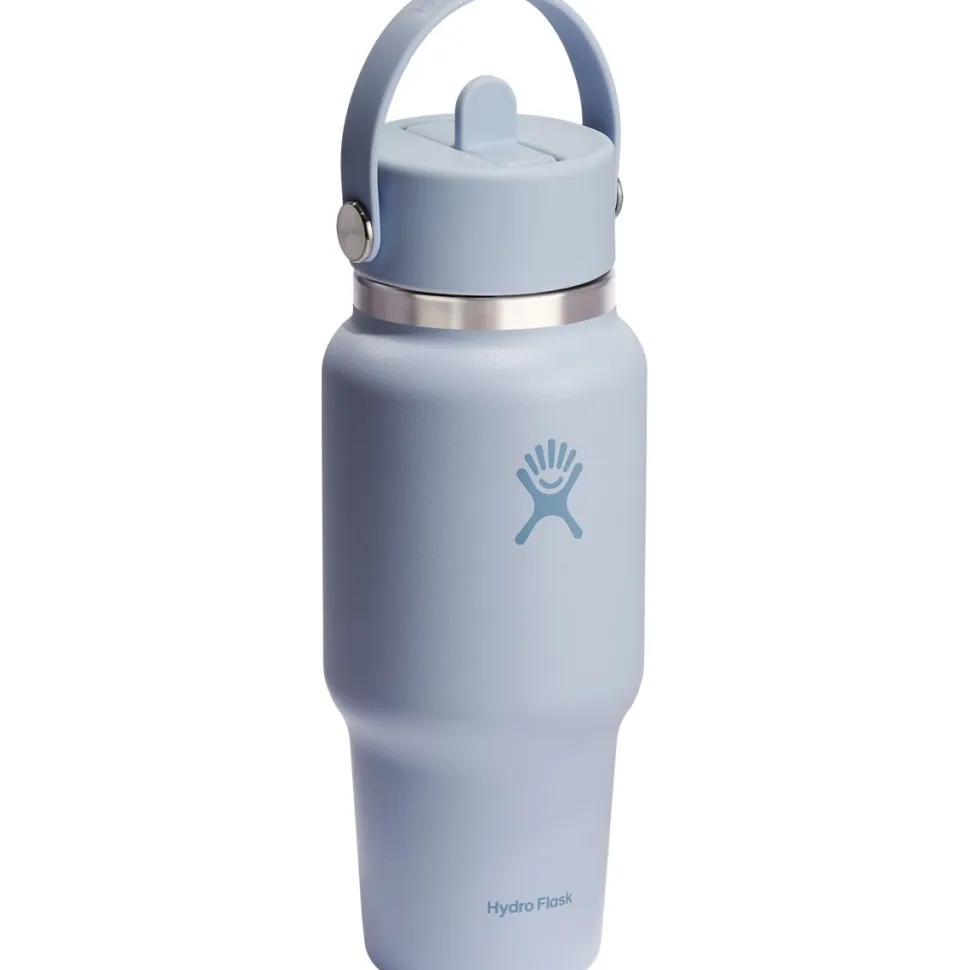 24oz Wide Flex Straw Travel Bottle