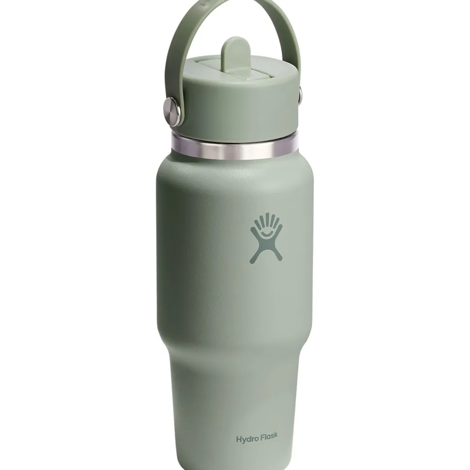24oz Wide Flex Straw Travel Bottle