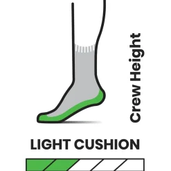 Performance Hike Light Cushion Margarita Crew - Women's