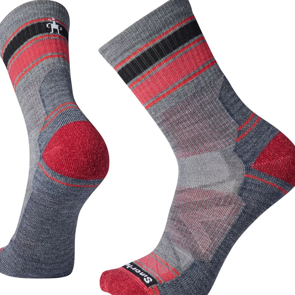 Performance Hike Light Cushion Striped Mid Crew Sock