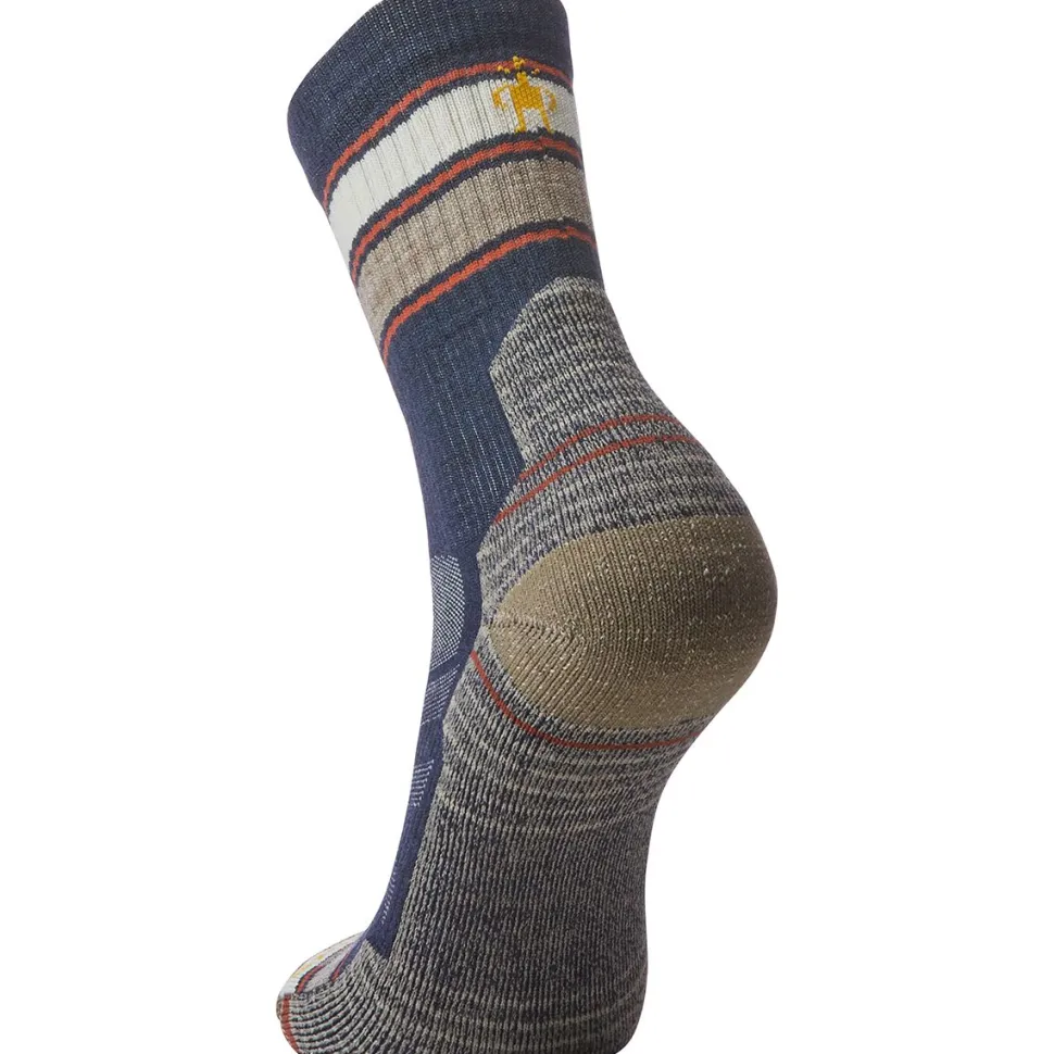 Performance Hike Light Cushion Striped Mid Crew Sock