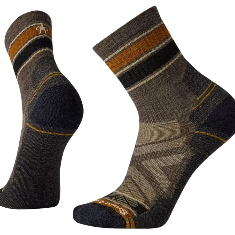 Performance Hike Light Cushion Striped Mid Crew Sock