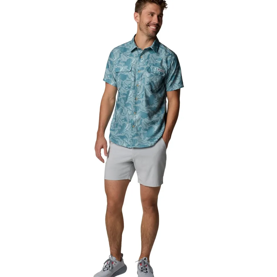PFG Uncharted Printed Short-Sleeve Shirt - Men's