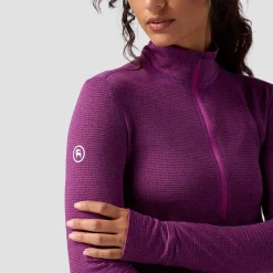 Pines Microgrid Ultra-Lt Baselayer 1/4-Zip Top - Women's