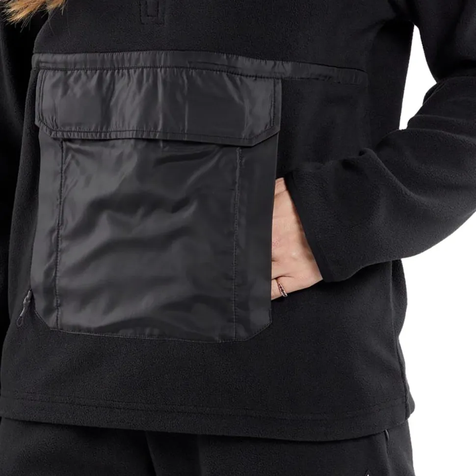 Polar Fleece Hooded 1/2-Zip Jacket - Men's