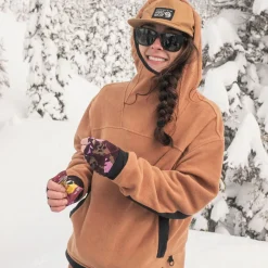 Powder Maven Fleece Pullover Hooded Jacket - Women's