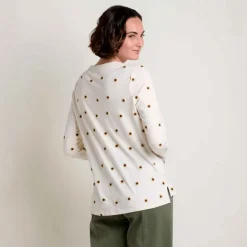 Primo Long-Sleeve Embroidered Crew - Women's