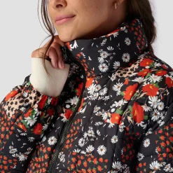 Printed Quilted Puffer - Women's