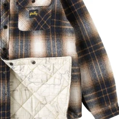 Quilted Plaid Overshirt - Men's