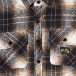Quilted Plaid Overshirt - Men's