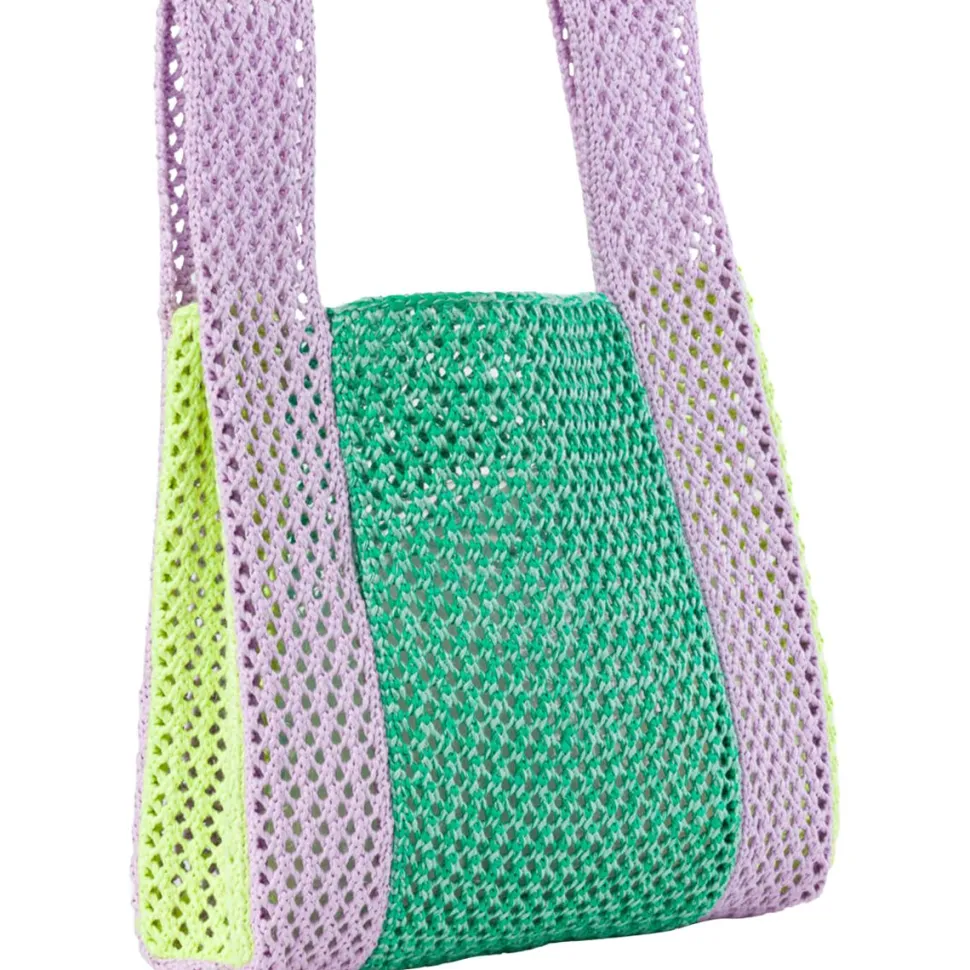 Raffia Crochet Mini Bag