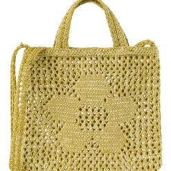 Raffia Flower Mini Bag