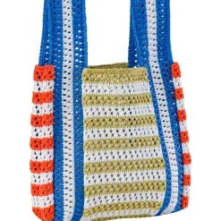 Raffia Stripe Mini Bag