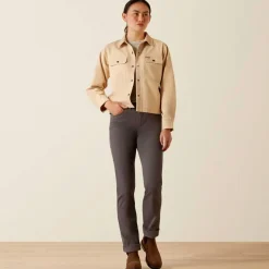 Rebar Cropped Woven Shirt Jacket - Women's