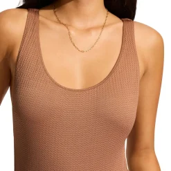Retro One Piece Swimsuit - Women's