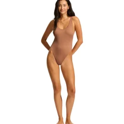 Retro One Piece Swimsuit - Women's