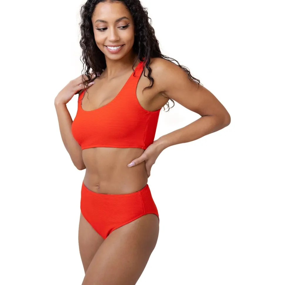 Reversible High Leg Bikini Bottom - Women's