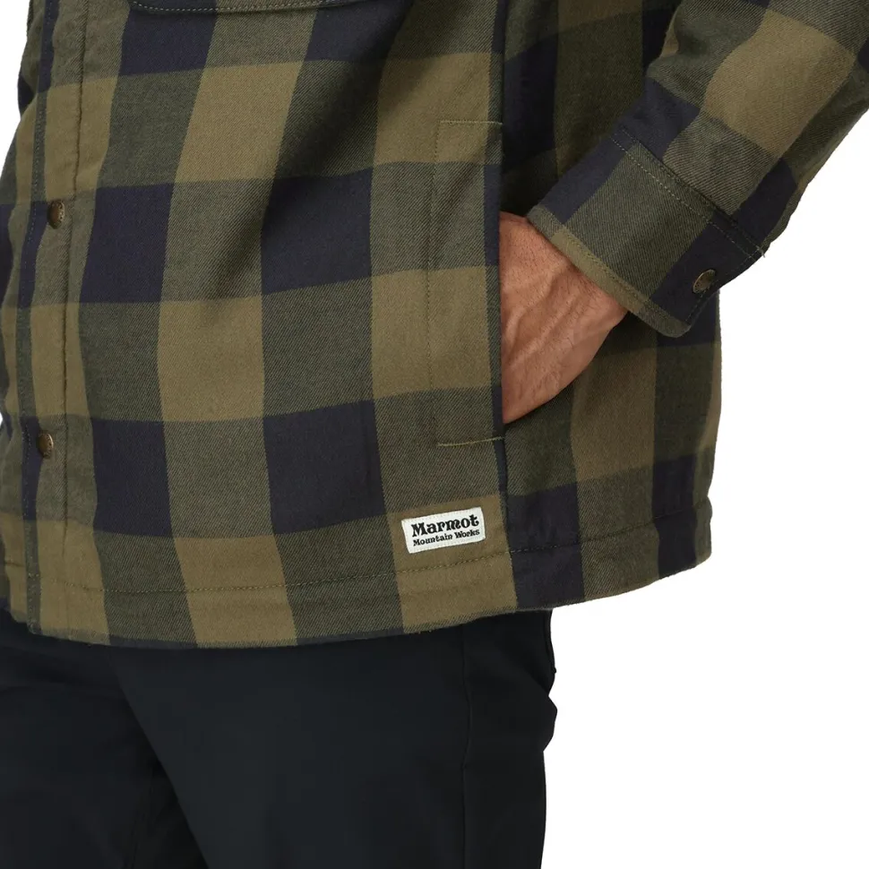 Ridgefield Sherpa Flannel Shirt Jacket - Men's