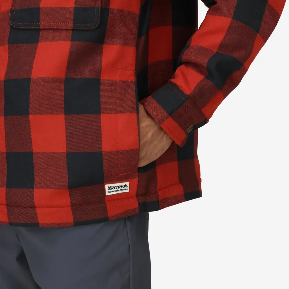 Ridgefield Sherpa Flannel Shirt Jacket - Men's