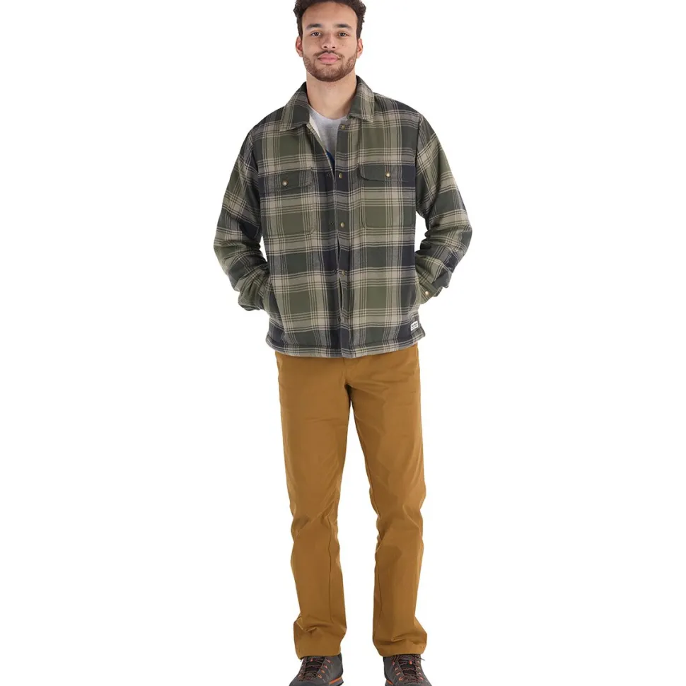 Ridgefield Sherpa Flannel Shirt Jacket - Men's