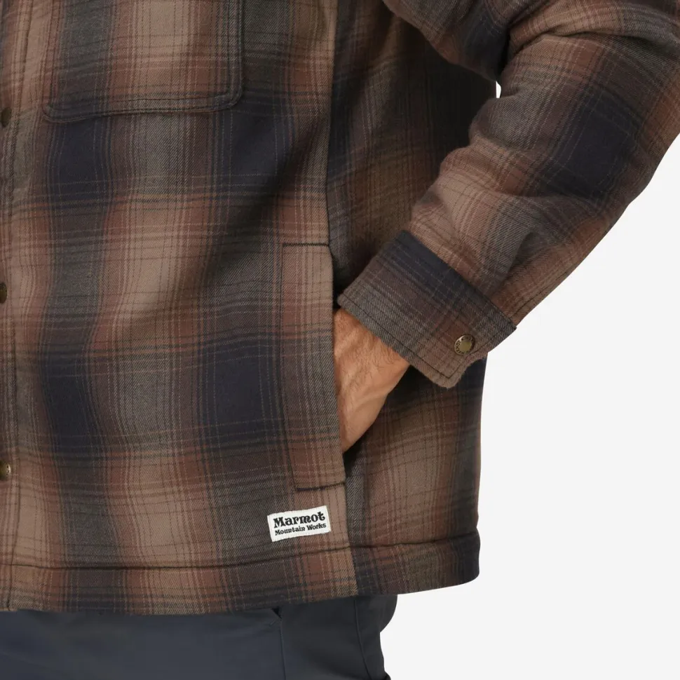 Ridgefield Sherpa Flannel Shirt Jacket - Men's