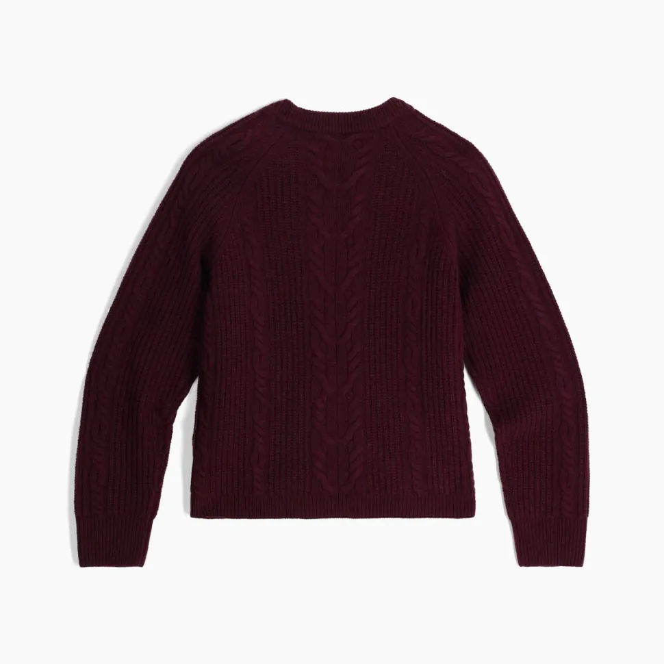 Rockcraft Cable Crew Sweater - Women's