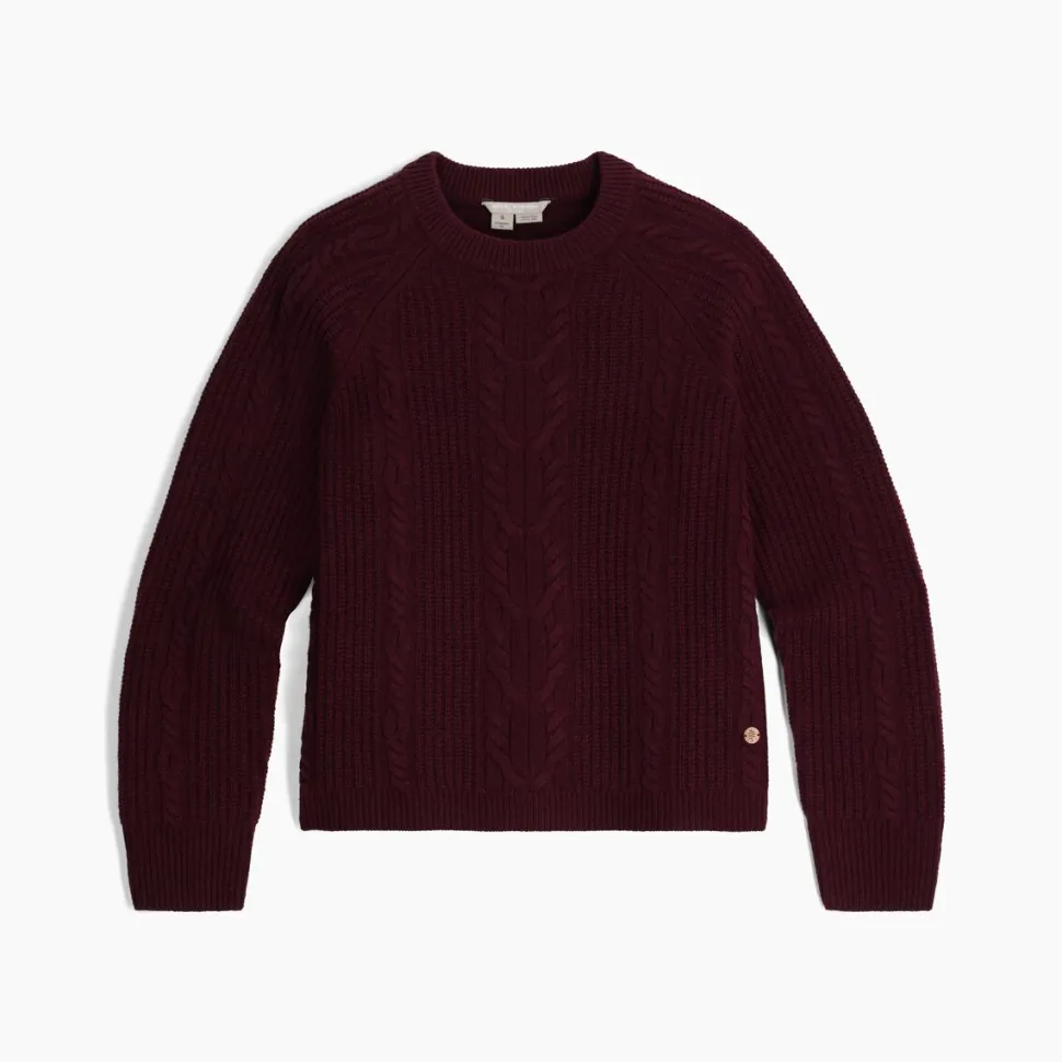 Rockcraft Cable Crew Sweater - Women's