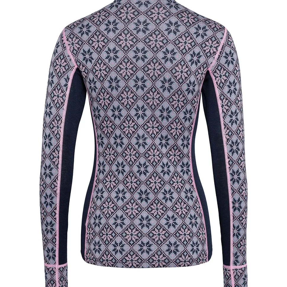 Rose Long-Sleeve Crew Top - Women's