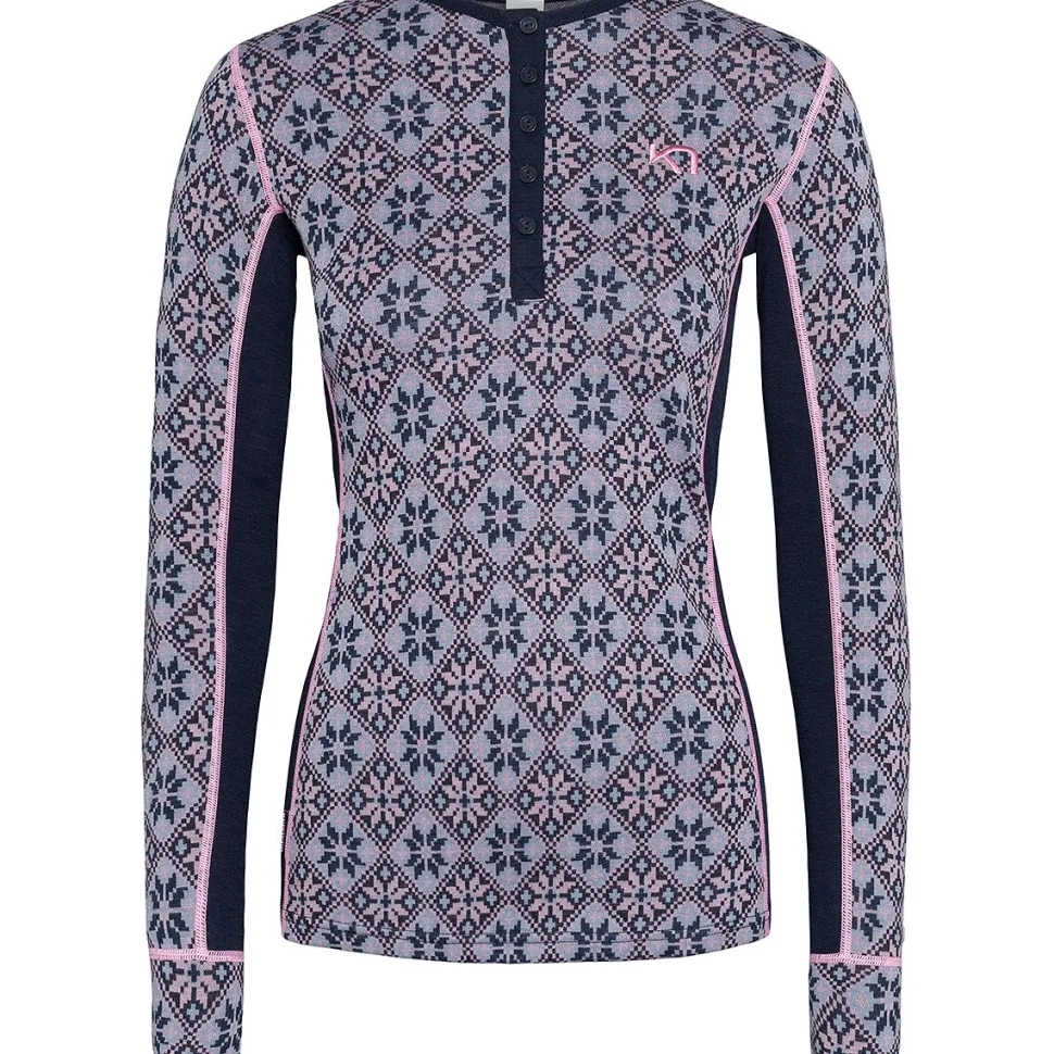 Rose Long-Sleeve Crew Top - Women's