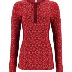 Rose Long-Sleeve Crew Top - Women's