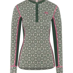 Rose Long-Sleeve Crew Top - Women's