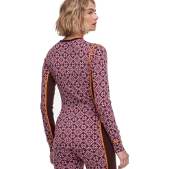 Rose Long-Sleeve Crew Top - Women's