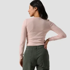 Rosette Long-Sleeve T-Shirt - Women's