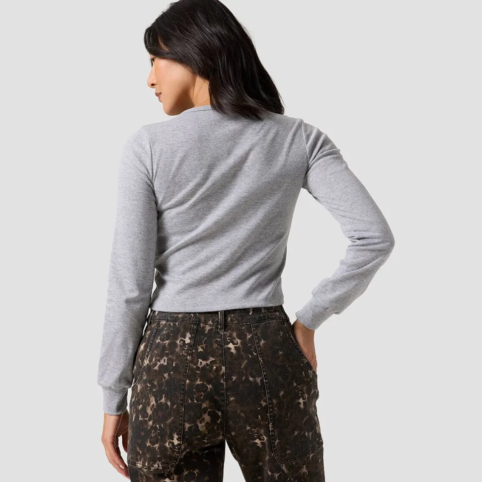 Rosette Long-Sleeve T-Shirt - Women's