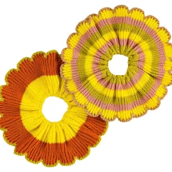 Ruffle Scrunchie Set