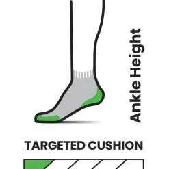 Run Targeted Cushion Ankle Sock - Women's