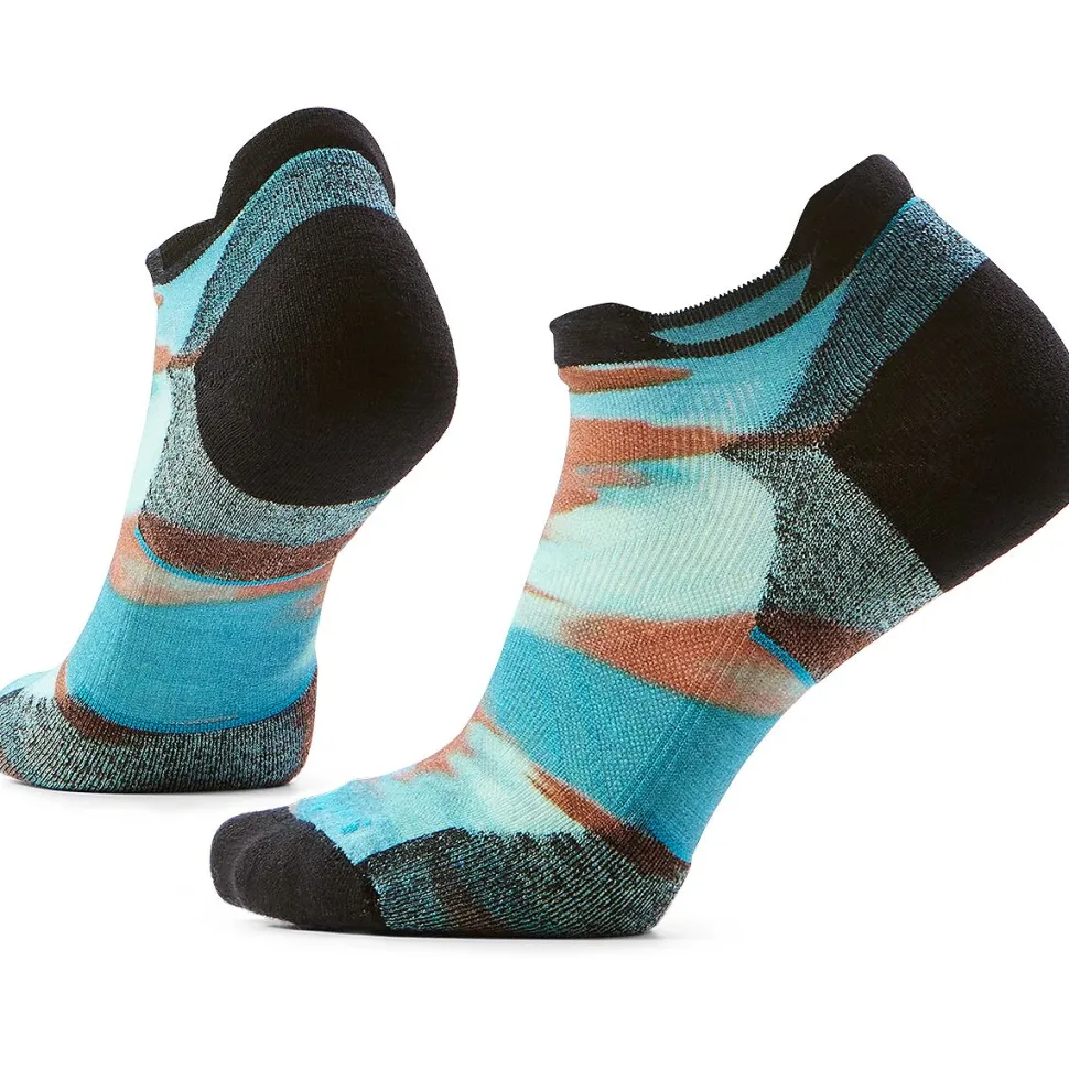 Run Targeted Cushion Brushed Print Low Ankle Sock - Women's