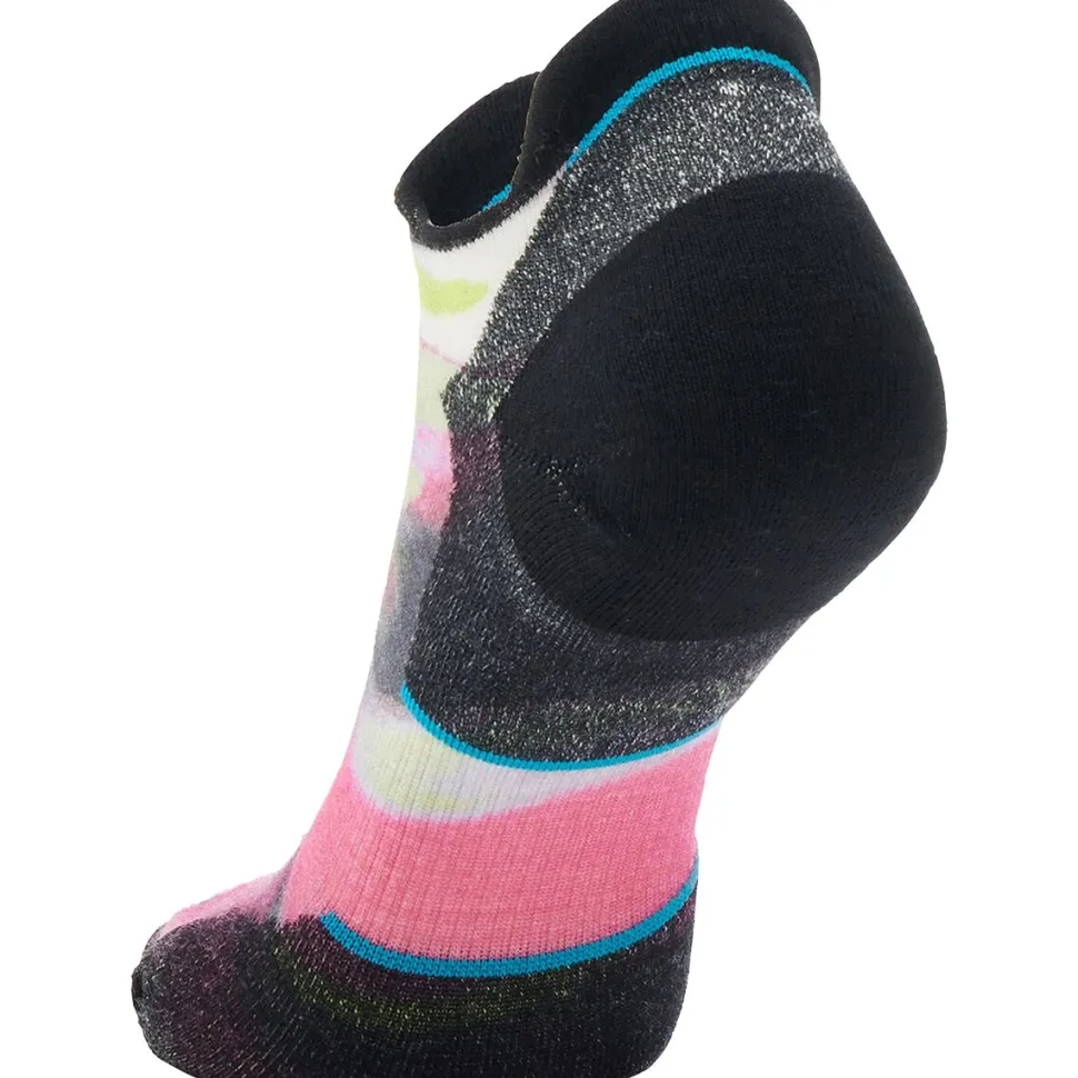 Run Targeted Cushion Brushed Print Low Ankle Sock - Women's