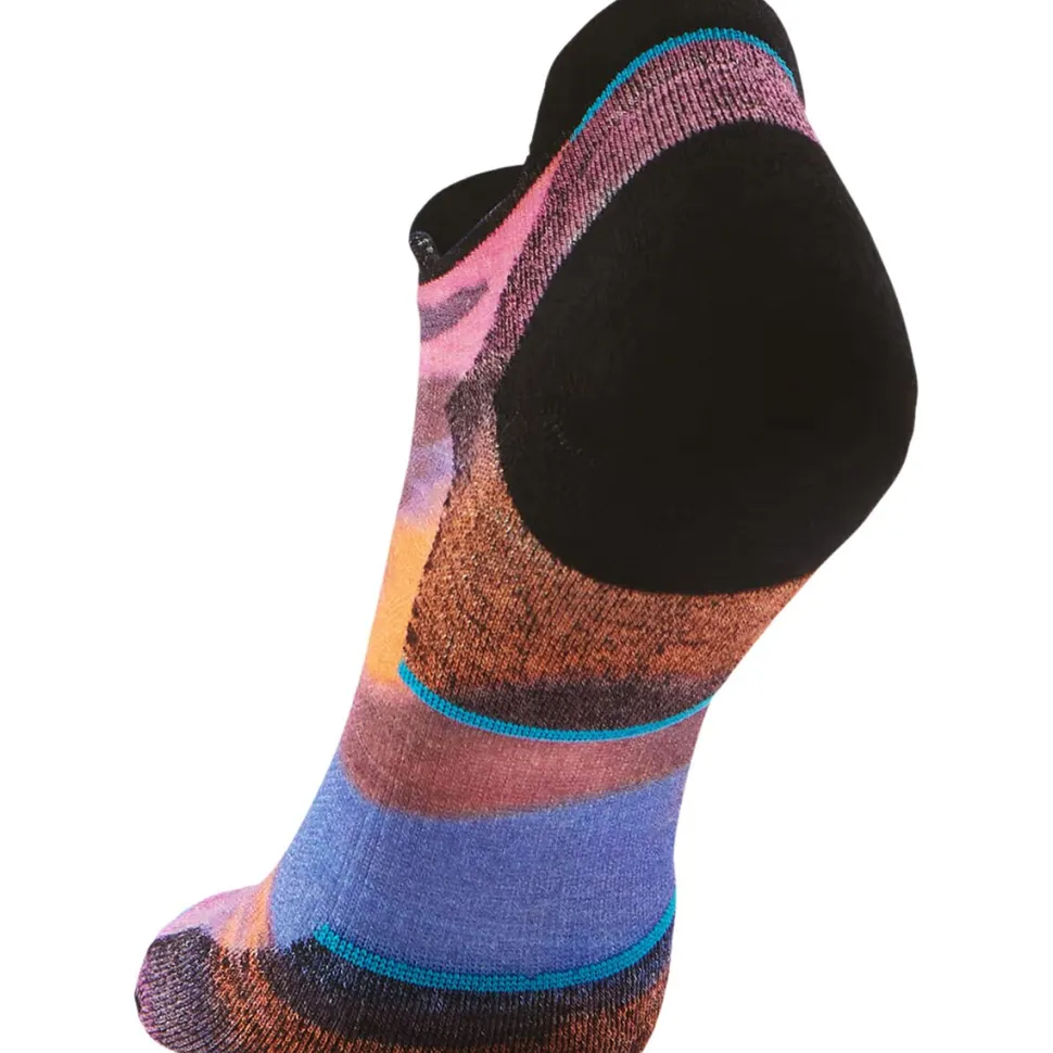 Run Targeted Cushion Brushed Print Low Ankle Sock - Women's