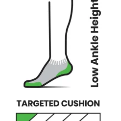 Run Targeted Cushion Low Ankle Sock - Women's