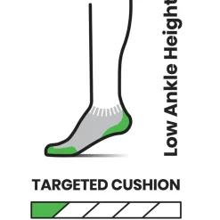 Run Targeted Cushion Low Ankle Sock - Women's