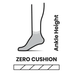 Run Zero Cushion Ankle Sock