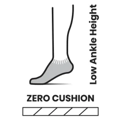 Run Zero Cushion Low Ankle Sock - Women's